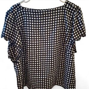 Ann Taylor Gingham Blouse